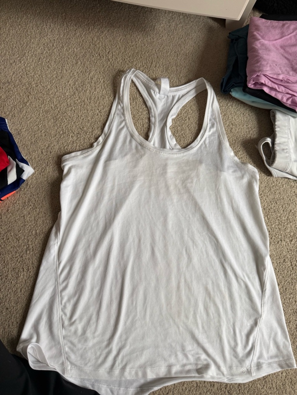 Yogaliciois White Tank Top